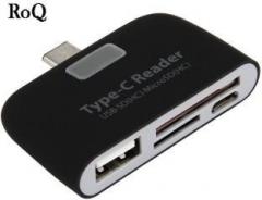 ROQ 5 in 1 USB Type C SD / TF SDHC OTG Card Reader