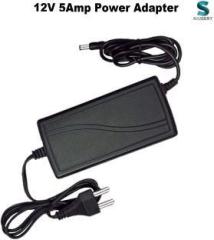 Samest 12V 5A DC Power Adapter, Supply, Charge, SMPS for PC, LCD Monitor, pack of 1 36 W Adapter (Power Cord Included)
