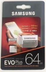 Samsung 2017 64 GB MicroSDXC Class 10 100 MB/s Memory Card (With Adapter)