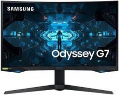 Samsung 240 Hz Refresh Rate LC27G75TQSWXXL 27 inch Curved Full HD LED Backlit VA Panel Gaming Monitor (NVIDIA G Sync, Response Time: 1 ms)