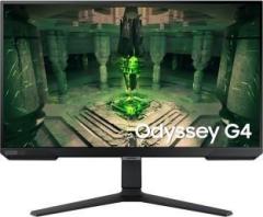 Samsung 240 Hz Refresh Rate LS27BG400EWXXL Odyssey G4 27 inch Full HD IPS Panel with Ergonomic Stand, HDR10, Dual Sync Compatible, Wide Viewing Angle Gaming Monitor (NVIDIA G Sync, Response Time: 1 ms)