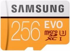 Samsung EVO 256 GB SDXC Class 10 100 Mbps Memory Card (With Adapter)