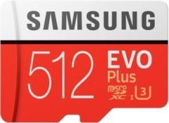 Samsung EVO Plus 512 GB SD Card Class 10 90 MB/s Memory Card (With Adapter)