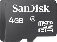 SanDisk 4 GB MicroSDHC Class Memory Card