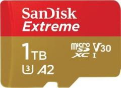 Sandisk Extreme 1 TB MicroSDXC UHS Class 3 160 Mbps Memory Card