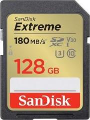 Sandisk Extreme 128 GB SDXC UHS I Card UHS Class 1 180 MB/s Memory Card