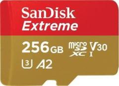 Sandisk Extreme 256 GB MicroSD Card UHS Class 1 190 MB/s Memory Card