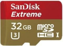 Sandisk Extreme 32 GB MicroSDHC Class 10 60 MB/s Memory Card (With Adapter)