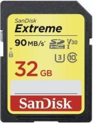 Sandisk Extreme 32 GB SDXC Class 10 90 MB/s Memory Card