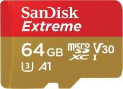 Sandisk Extreme 64 GB MicroSDXC UHS Class 3 160 Mbps Memory Card