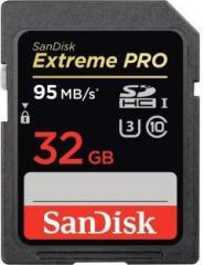 Sandisk Extreme Pro 32 GB Extreme Pro SDHC Class 10 95 MB/s Memory Card