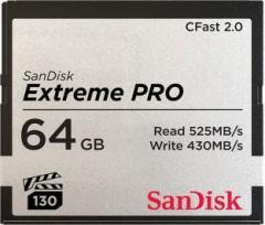 Sandisk Extreme Pro 64 Compact Flash Class 10 525 Mbps Memory Card