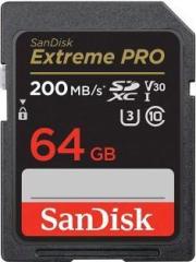 Sandisk Extreme Pro 64 GB SDXC UHS I Card UHS Class 1 200 MB/s Memory Card