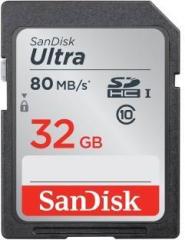 Sandisk Ultra 32 SDHC Class 10 80 Mbps Memory Card