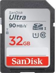 Sandisk Ultra 32 SDHC Class 10 90 Mbps Memory Card