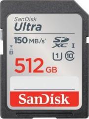 Sandisk Ultra 512 GB SDHC Class 10 150 MB/s Memory Card