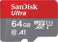 Sandisk Ultra 64 GB MicroSDXC Class 10 120 MB/s Memory Card