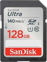 Sandisk ULTRA SDXC 128 GB SDXC UHS I Card Class 10 140 MB/s Memory Card