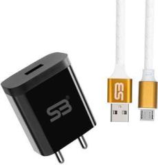 Sb 12 W 3.4 A Mobile 3.4A Power Adapter Single USb Port Mobile Charger Fast Charger BIS Certified, Auto detect Technology, With Micro USb for Tecno Camon iAce 2X, Tecno Camon i4, Tecno Camon I Charger with Detachable Cable (Cable Included)