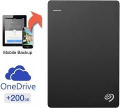 Seagate 2 TB Wired HDD External Hard Drive with 200 GB Cloud Storage