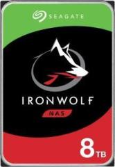 Seagate ST8000VN004 Ironwolf NAS with 3.5 inch SATA 6 Gb/s 7200 RPM 256 MB Cache for RAID Network Attached Storage 8 TB Network Attached Storage Internal Hard Disk Drive (HDD, Interface: SATA, Form Factor: 3.5 inch)