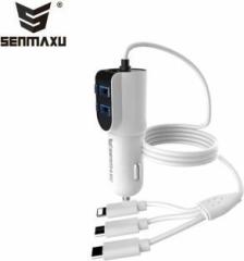 Senmaxu 15 W Turbo Car Charger (With USB Cable)