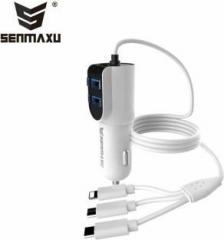 Senmaxu 5.1 Amp Turbo Car Charger (With USB Cable)