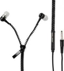 Shortkut enterprises Zipper Premium Design Metal Earphone Wired Headset