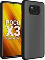 Softtech Back Cover for Poco X3 (Shock Proof)