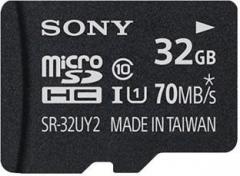 Sony 32 GB MicroSDHC Class 10 70 MB/s Memory Card (With Adapter)