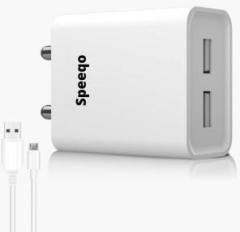 Speeqo 36 W 2.4 A Multiport Mobile Charger with Detachable Cable (Cable Included)