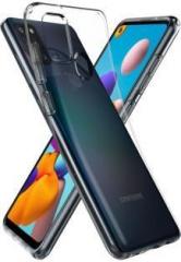 Spigen Back Cover for Samsung Galaxy A21S (Transparent, Flexible)
