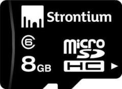 Strontium 8 GB MicroSD Card Class 6 24 MB/s Memory Card