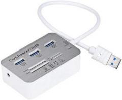 Tablor 7 in 1 USB 3.0 / 3.1 and 3 Ports USB Hub Combo Card Reader