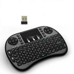 Tech x 2.4G Wireless Mini Fly Air Keyboard Mouse Touchpad Remote Wireless Multi device Keyboard (Blcak)