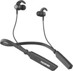 Techfire Fire 500v2 Neckband hi bass Wireless Bluetooth headphone Bluetooth Headset (In the Ear)