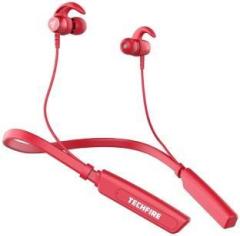 Techfire Fire 500v2 Neckband hi bass Wireless headphone Bluetooth Headset (In the Ear)