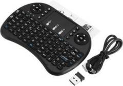 Teconica Mini USB Chargeable Wireless Bluetooth Keyboard with Multi Functional Touch Pad Bluetooth Multi device Keyboard