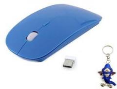 Terabyte 2.4 GHz Blue Wireless Optical Mouse