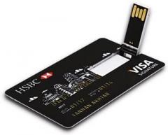 Tobo HSBC Visa 8GB Credit Card Style USB Flash Drive, Memory Stick Pen Drive. 8 Pen Drive