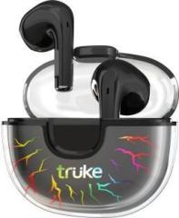 Truke BTG Alpha, 40ms Low Latency for Gaming, 38H Playtime, 7RGB LEDs, AAC codec Bluetooth Headset (True Wireless)