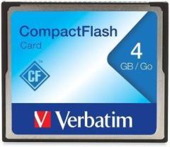 Verbatim CF Card 4 GB Compact Flash Class 4 MB/s Memory Card