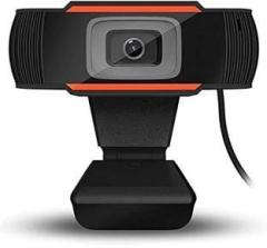 Wintrox Webcam with Microphone, Auto Focus Webcam for Video Calling Plug and Play Webcam