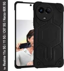 Zapcase Back Cover for Realme 11x 5G (Grip Case, Silicon, Pack of: 1)