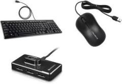 Zebronics K35 keyboard, Comfort Mouse & 100HB USB HUB Wired USB Desktop Keyboard