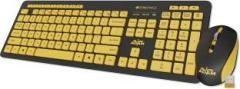 Zebronics Zeb DC BLACK ADAM edition COMPANION 500 Wireless Keyboard and Mouse combo Wireless Desktop Keyboard