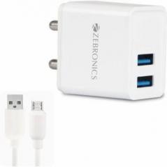 Zebronics ZEB MA5321 3.1 A Multiport Mobile Charger with Detachable Cable (Cable Included)