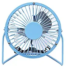 16 * 13 * 8.5CM USB Quiet Desk Fan Table Fan with 360 Rotation Low Noise for Home Living Room Bedroom Study Table Portable