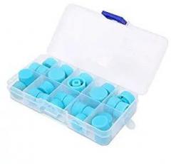 Air Parts, Conditioning System Seal Kit Practical 30Pcs Rubber Sealing Design Blue for System Refrigerant Port AC