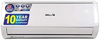 Ibell 1 Ton 3 Star, 100% CU+ Copper, R32 Gas Inverter Split AC (White)